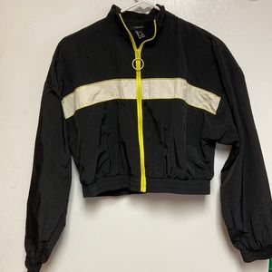 FOREVER 21 athleisure cropped jacket